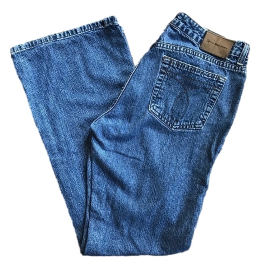 Vintage Calvin Klein Jeans Double Stone Flare size 9